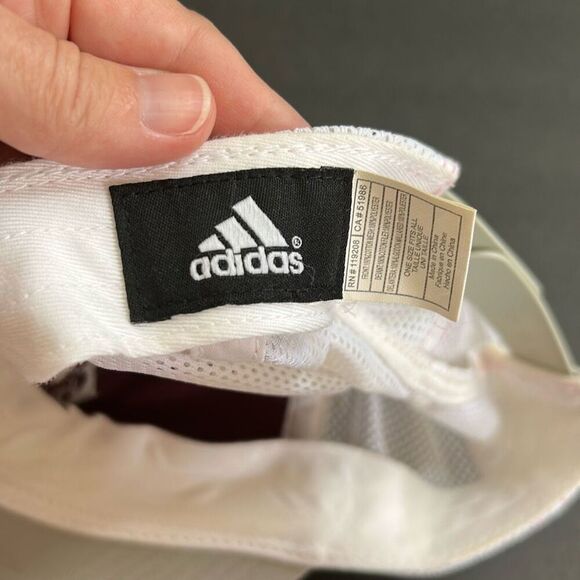 Adidas Texas A&M Youth SnapBack Mesh Hat Cap Maroon White Pink Adjustable - Picture 10 of 10
